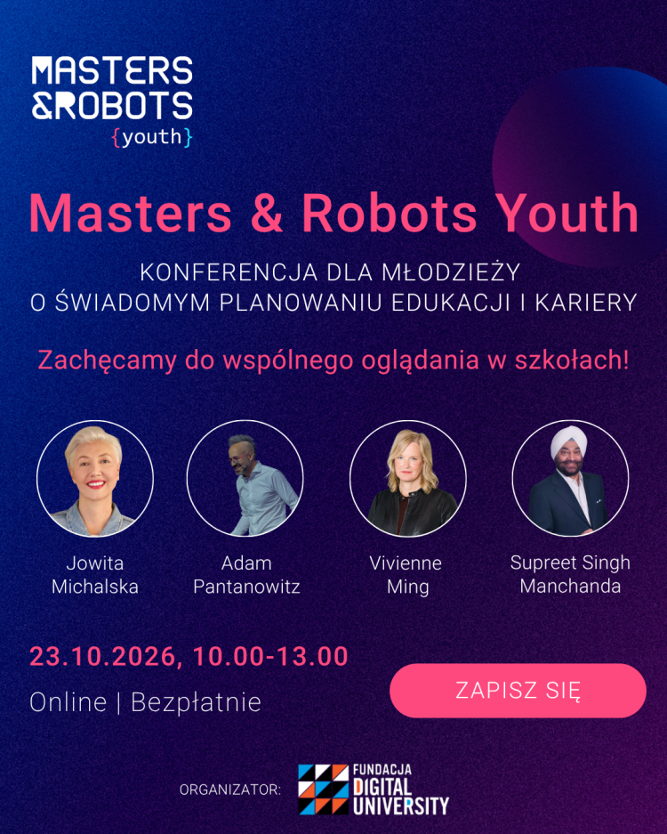 Bezpłatna konferencja Masters & Robots Youth 2026